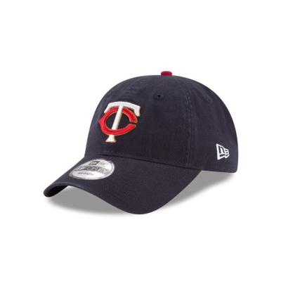 Blue Minnesota Twins Hat - New Era MLB Core Fit Alt 49FORTY Fitted Caps USA3470168